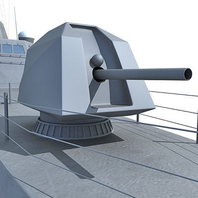 Collection of US Navy Ships V3 3D model_77