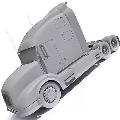 Detailed no texture Truck UT
