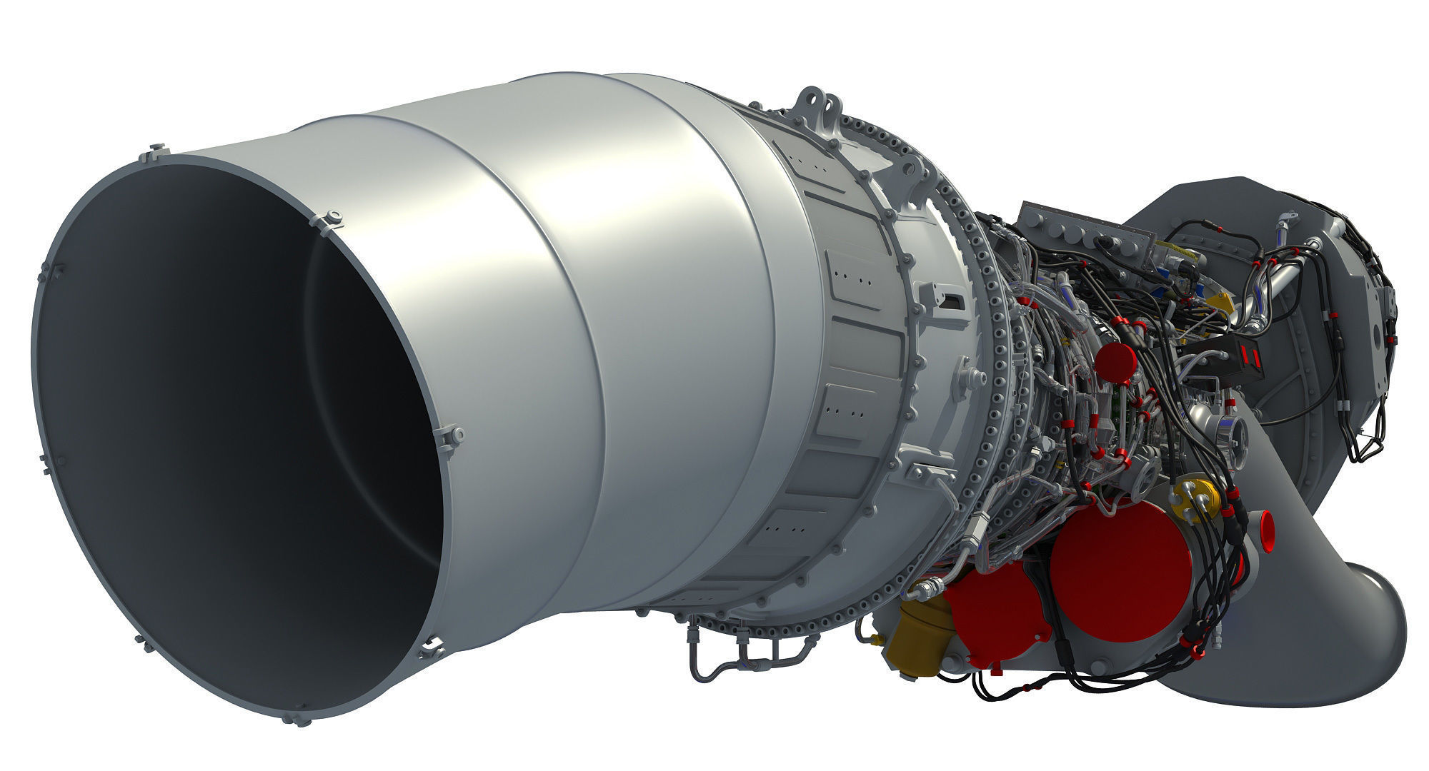 Set of Turboprop Engines 3D model_27