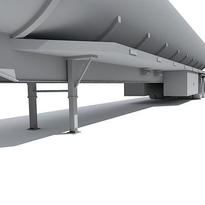 Detailed to texture Tanker Trailer 10 3D model_3