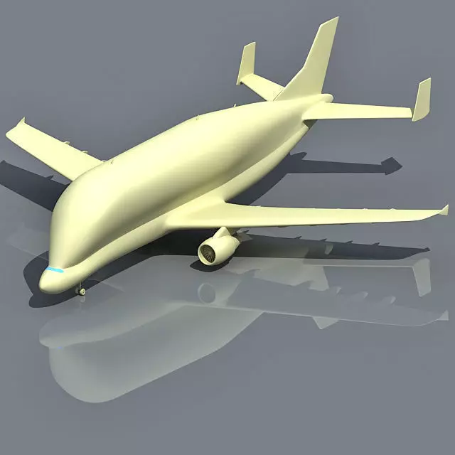 Futuristic Super Transporter 3D model