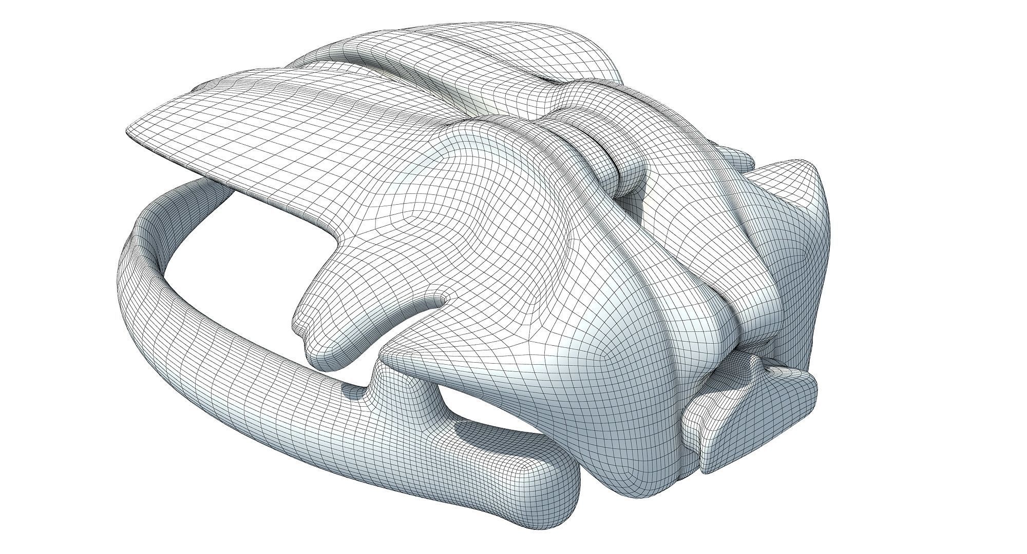 Detailed Whale Skull 3D model_11