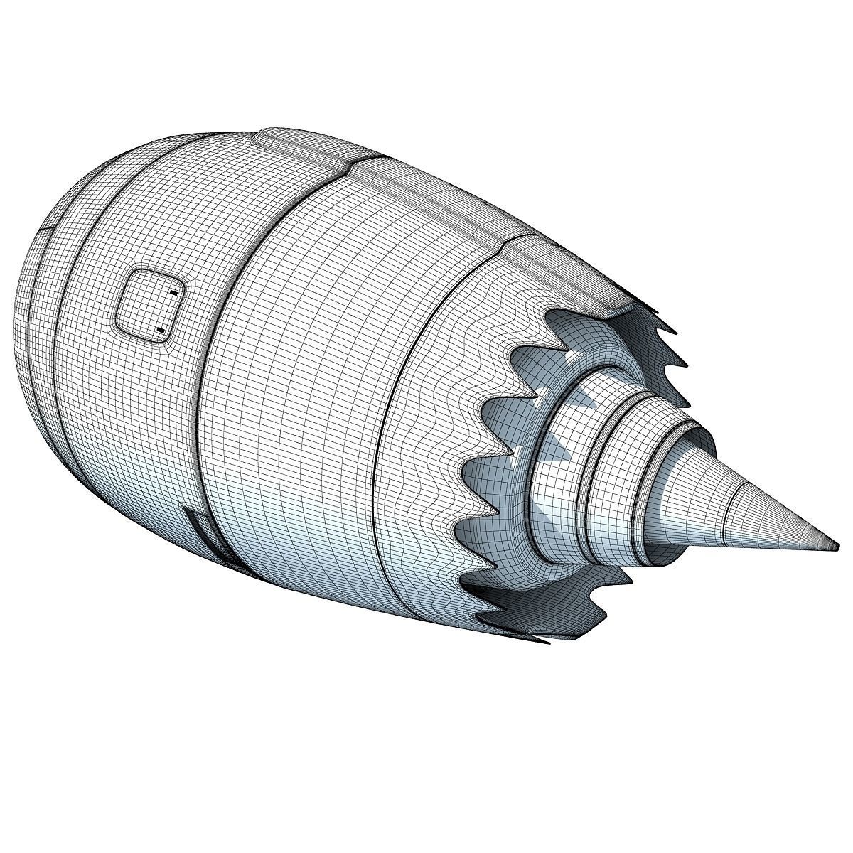 Turbofan Aircraft Engines Collection 3D model_33