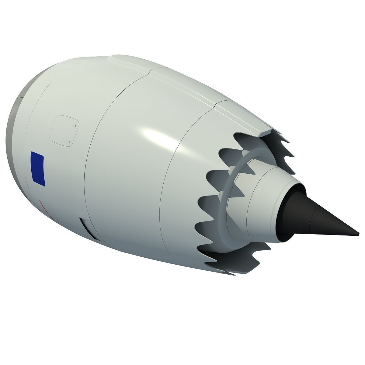 Turbofan Aircraft Engines Collection 3D model_49