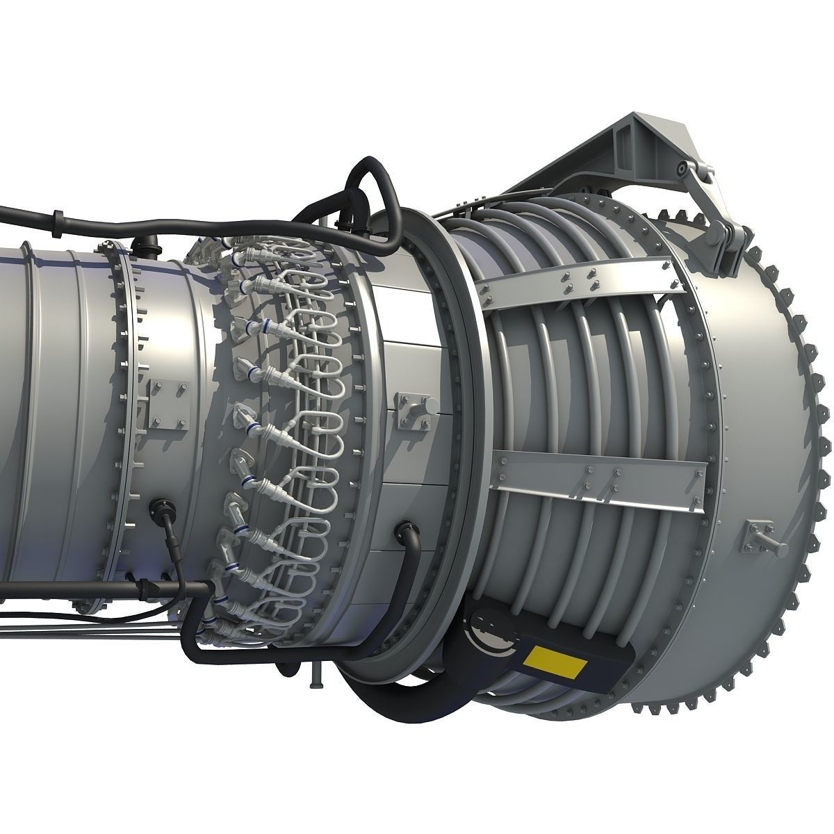 Turbofan Aircraft Engines Collection 3D model_50