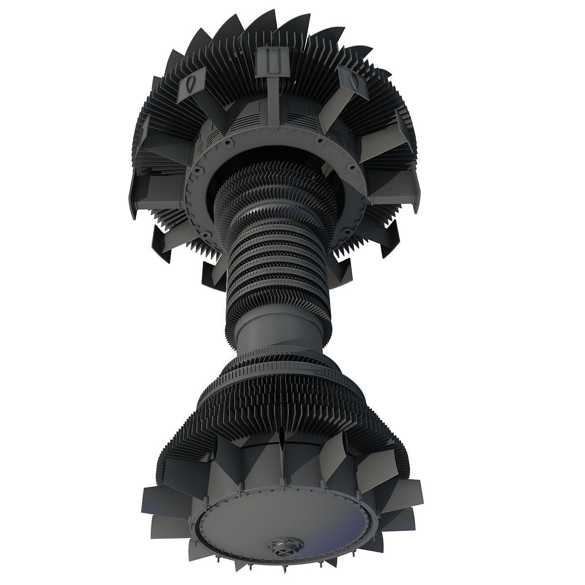 Turbofan Aircraft Engines Collection 3D model_54