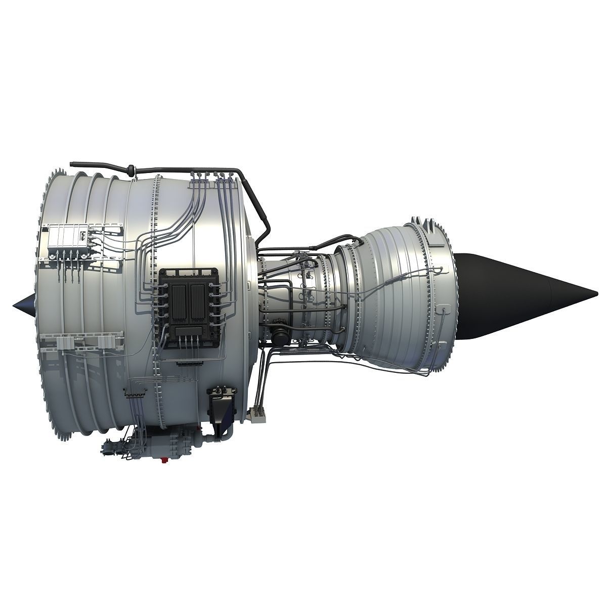 Turbofan Aircraft Engines Collection 3D model_3