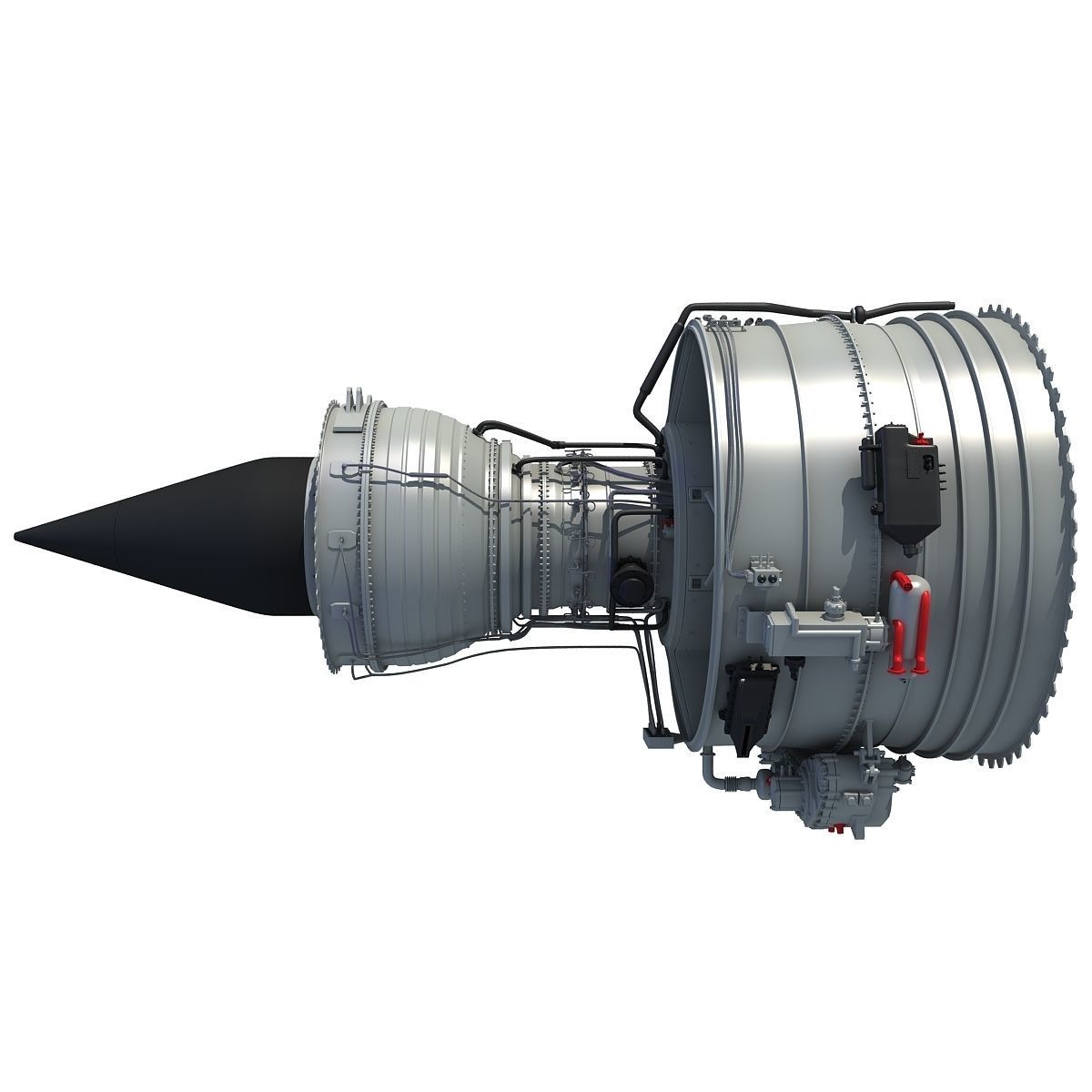 Turbofan Aircraft Engines Collection 3D model_59