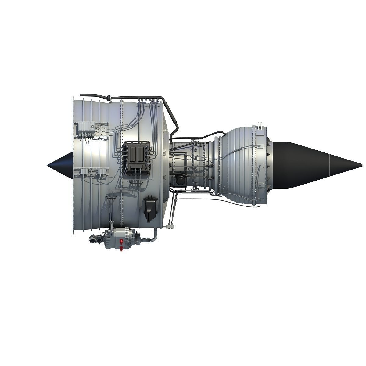 Turbofan Aircraft Engines Collection 3D model_39