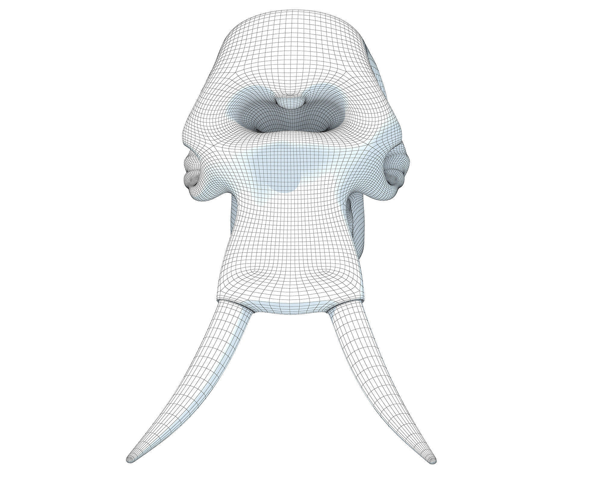 Printable Elephant Skull 3D model_7
