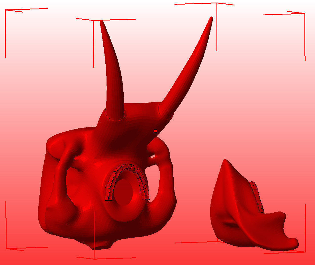 Printable Elephant Skull 3D model_6