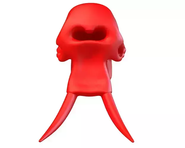 Printable Elephant Skull 3D model