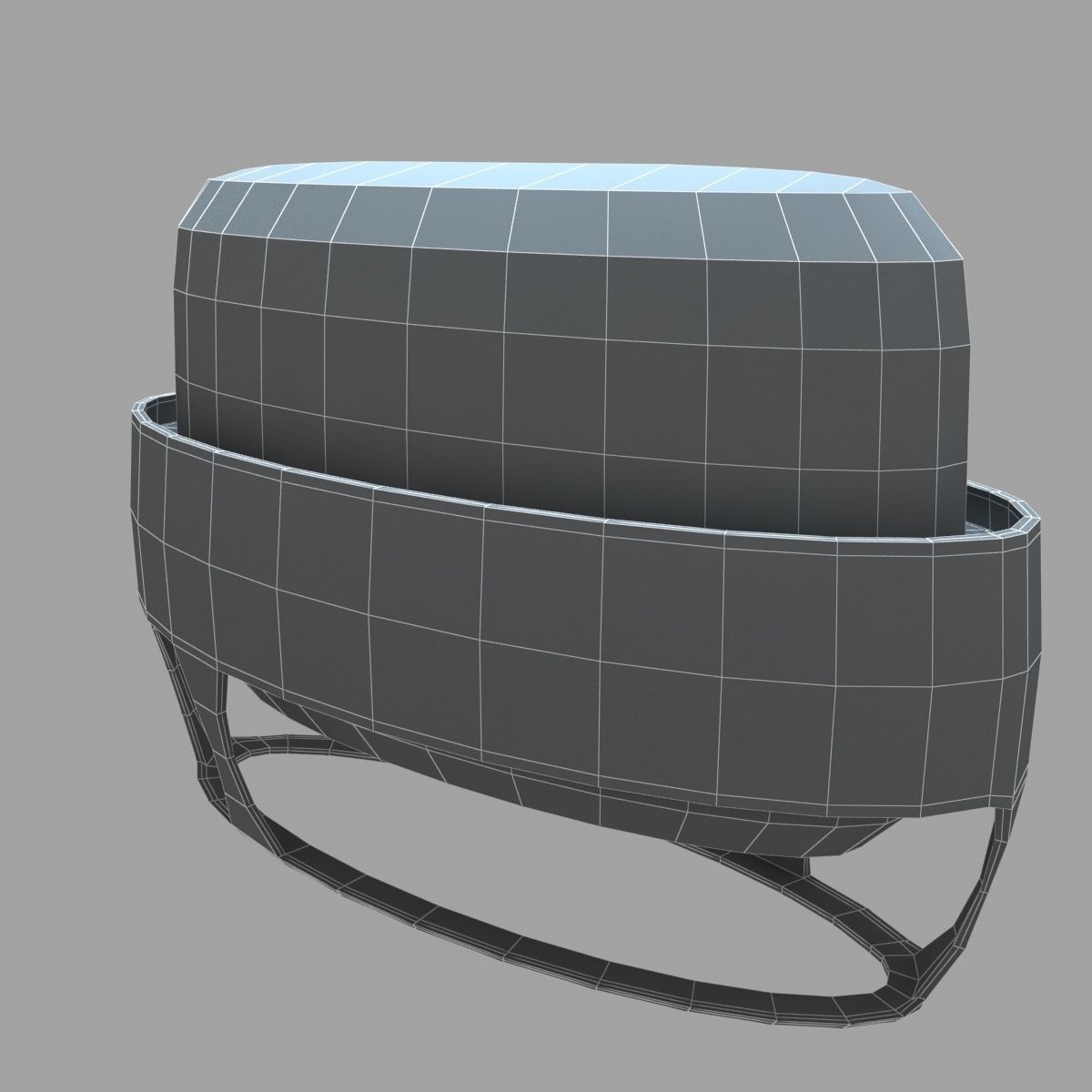 Holly Hunt IRIS TABLE LAMP 3D model_5