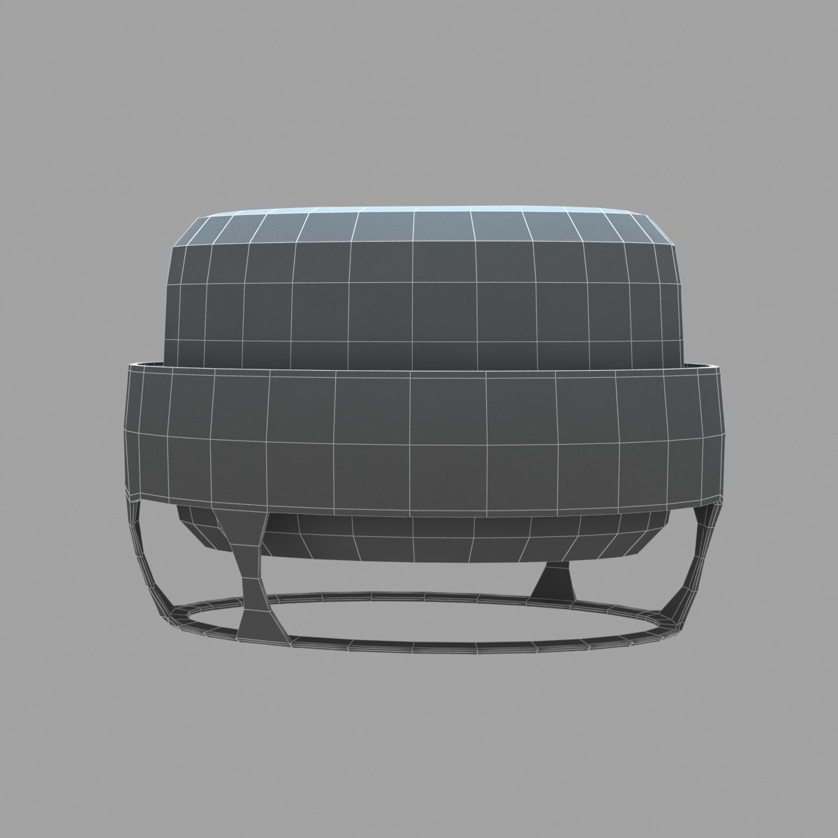 Holly Hunt IRIS TABLE LAMP 3D model_8