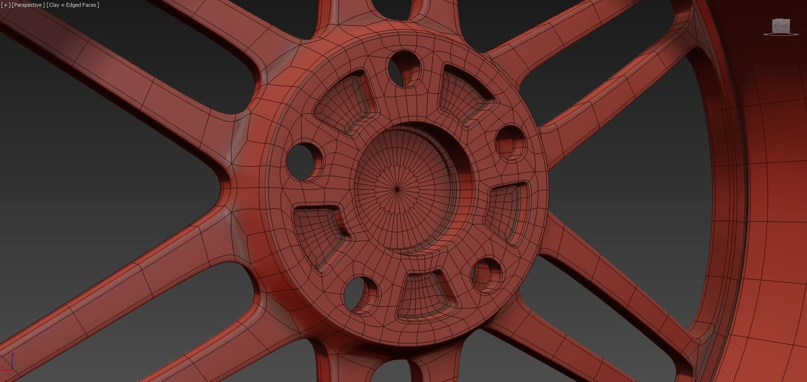 Manhart Performance Wheel 3D model_8