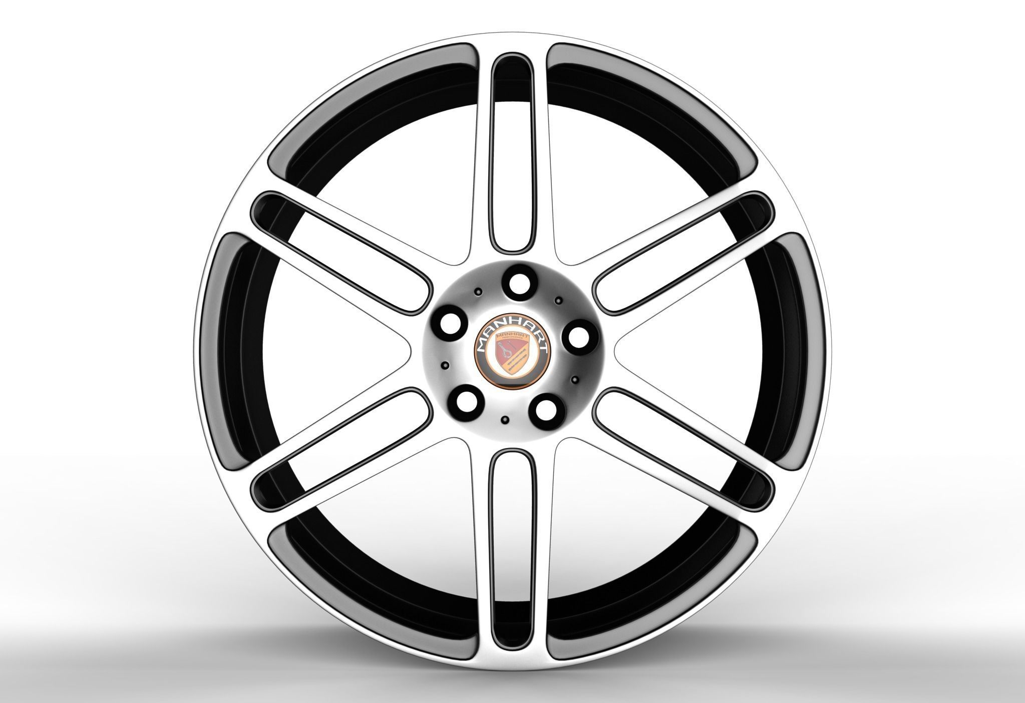 Manhart Performance Wheel 3D model_1
