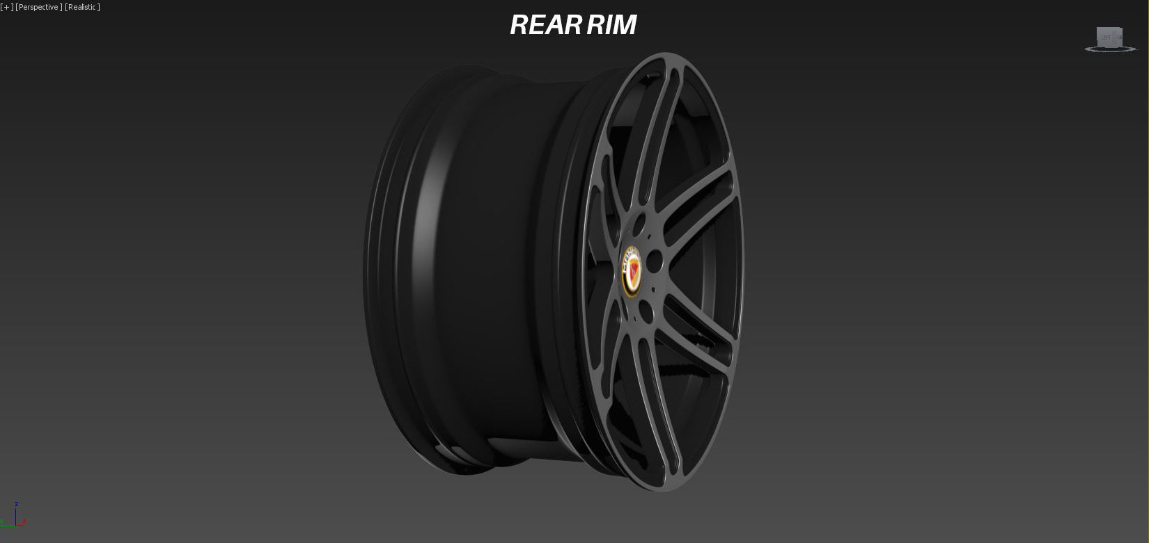 Manhart Performance Wheel 3D model_4