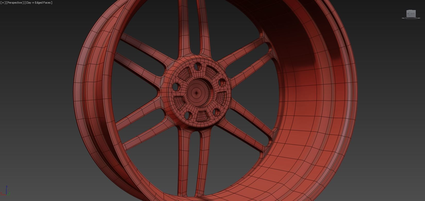 Manhart Performance Wheel 3D model_7