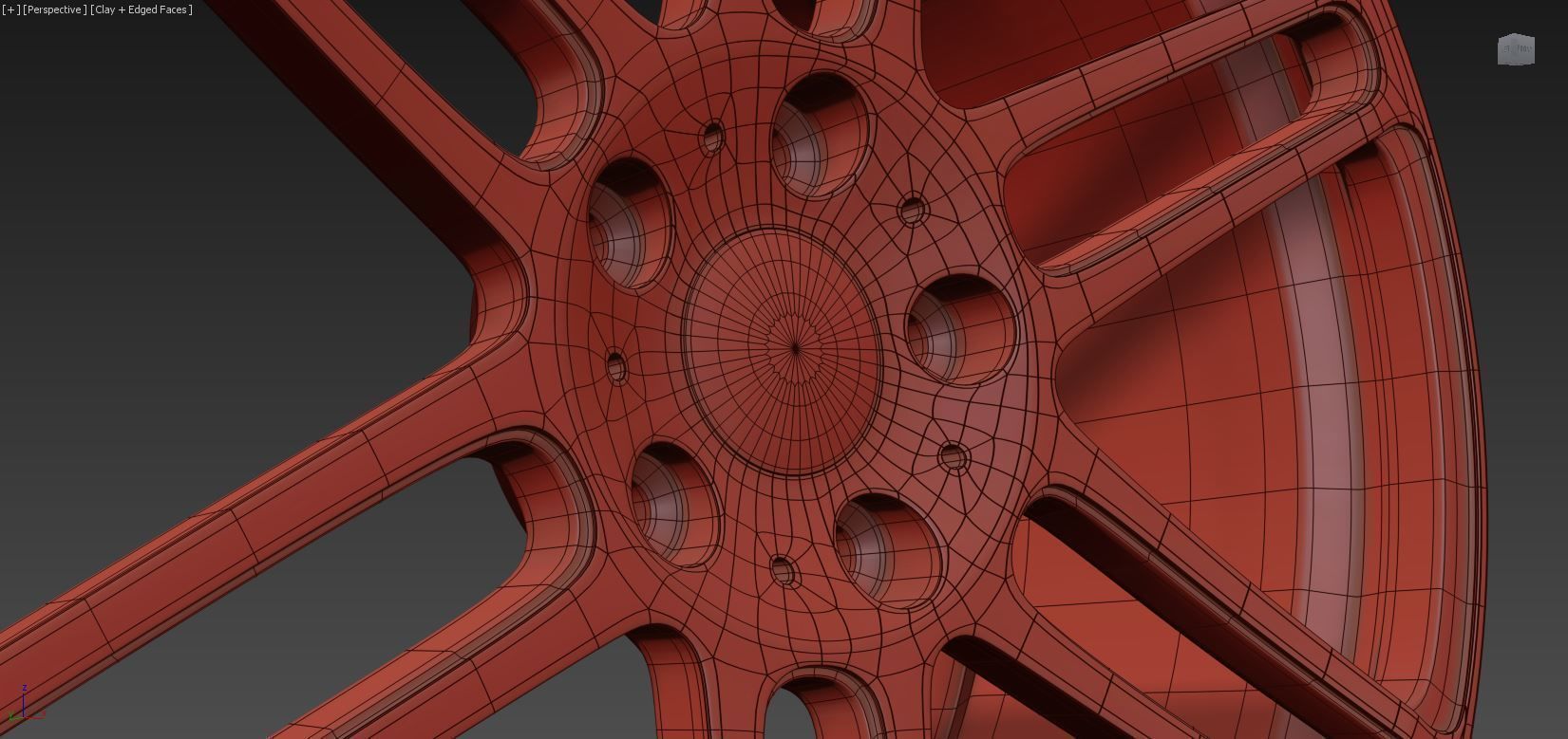 Manhart Performance Wheel 3D model_6