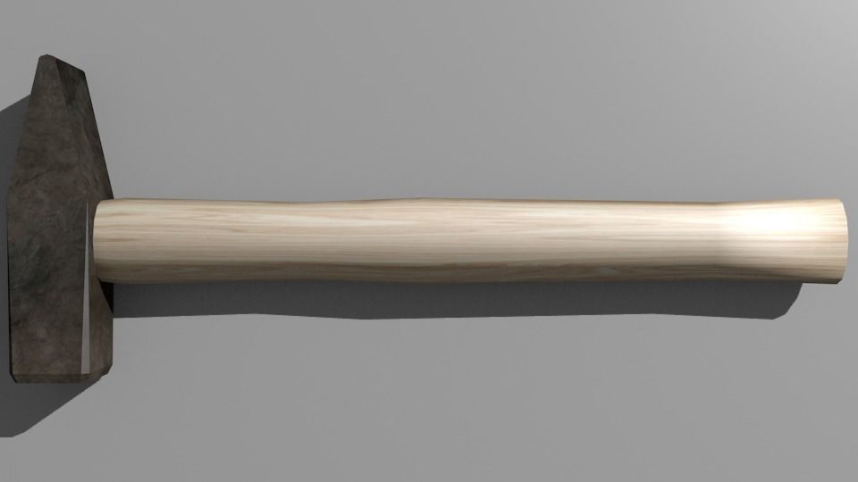 Blacksmith hammer Free 3D model