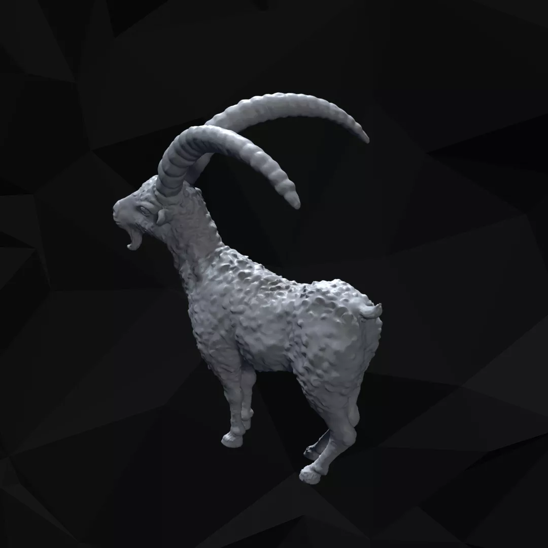 Farm Goat Tabletop Scenery 3D print model