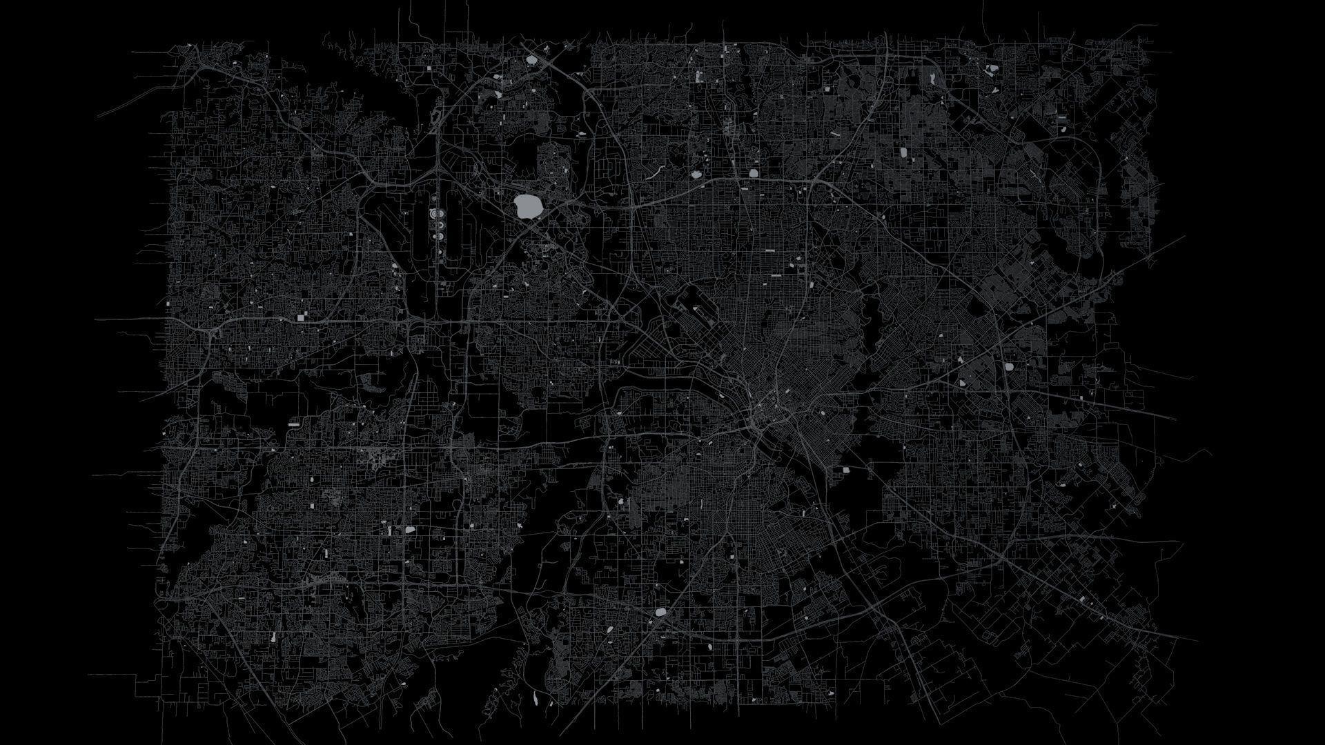 Dallas Road Network and Streets 3D model_7