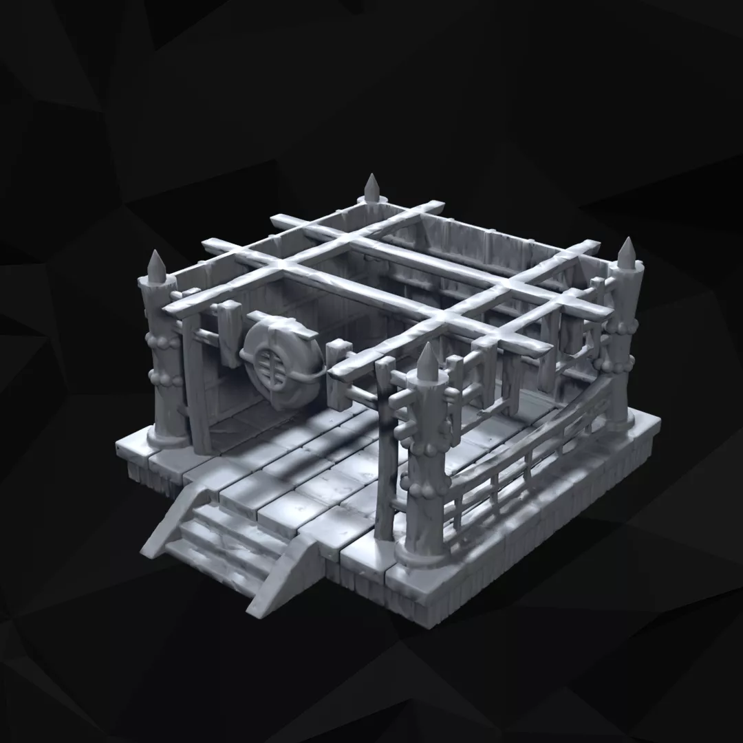 Feudal Japan Part 3 06 2 Piece Set 3D print model
