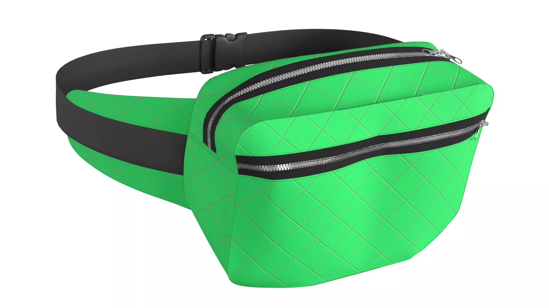Waist bag PBR 2 Low-poly 3D model