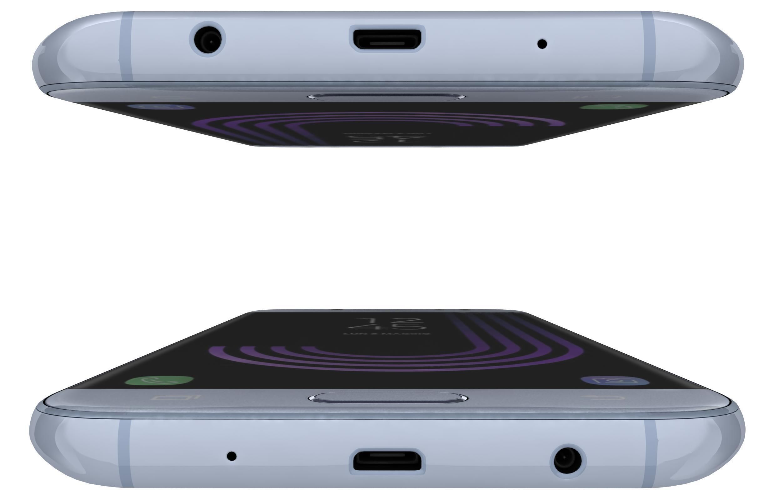 Samsung Galaxy J7 2017 Blue 3D model_4