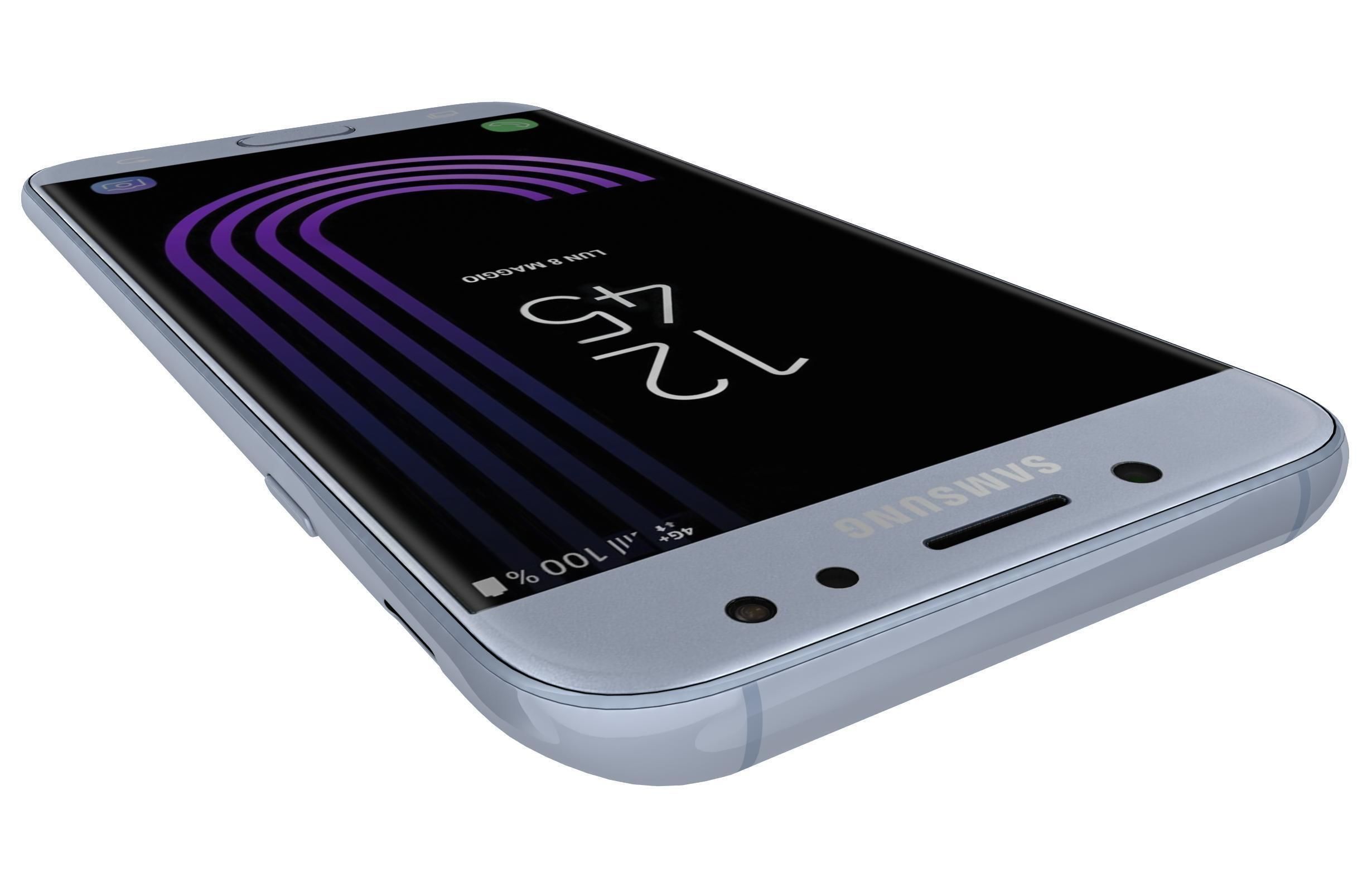 Samsung Galaxy J7 2017 Blue 3D model_6