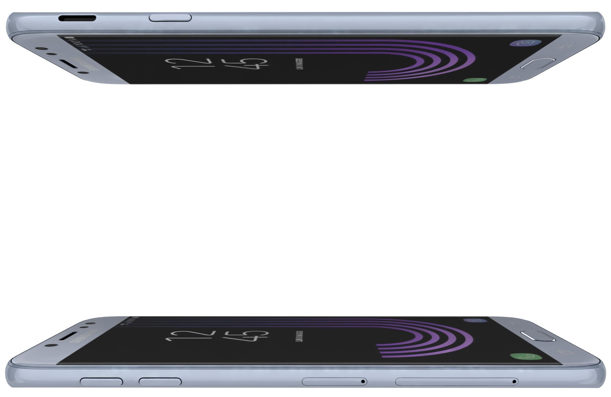 Samsung Galaxy J7 2017 Blue 3D model_5