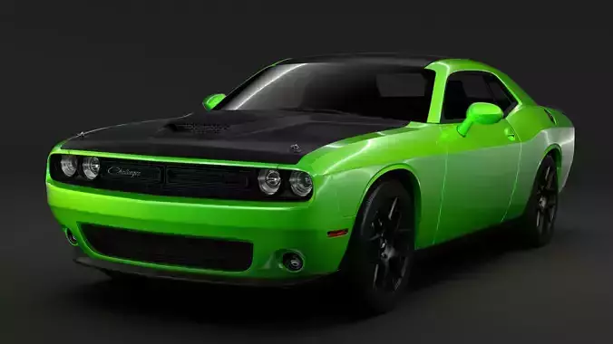Dodge Challenger TA 2017 3D model