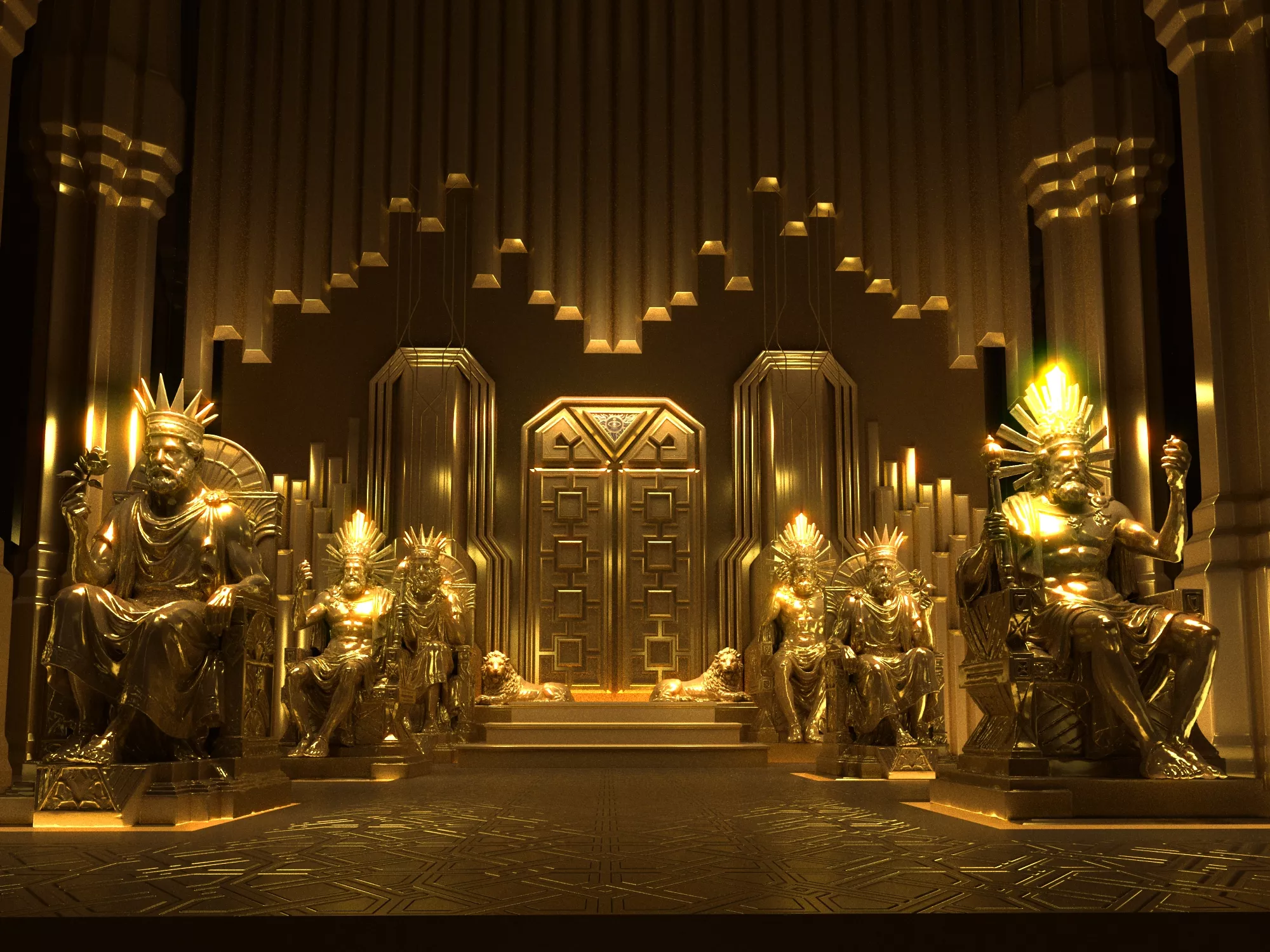 The Midas Palace 2 Low-poly 3D model