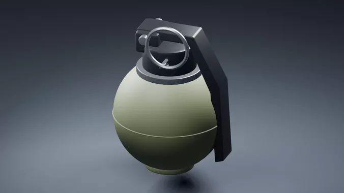 Fragmentation Grenade - Game and Animation Ready