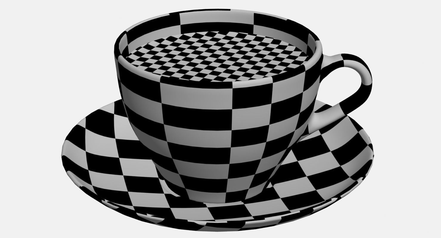 CoffeeCup coffee cup on saucer - coffee cup on saucer 3D model_20