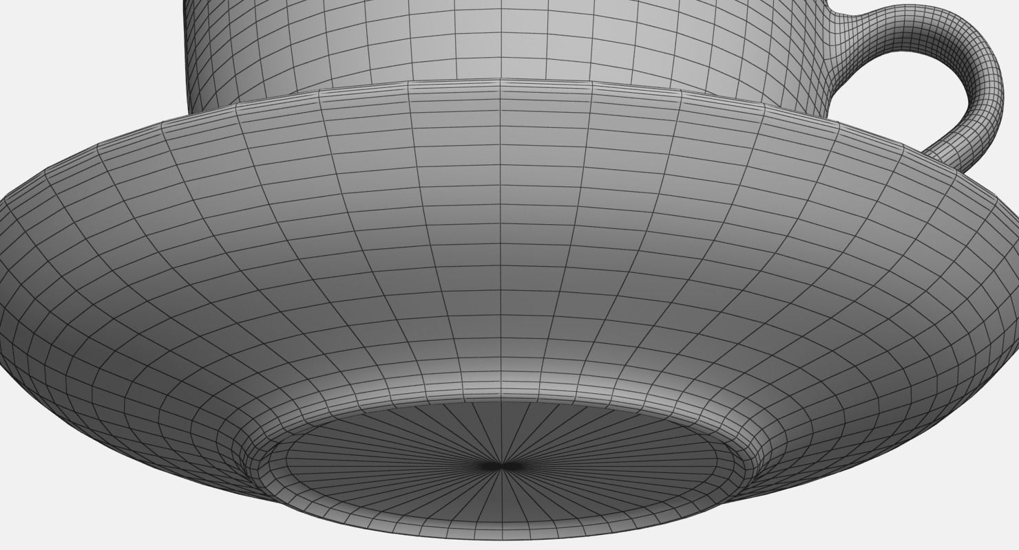 CoffeeCup coffee cup on saucer - coffee cup on saucer 3D model_19