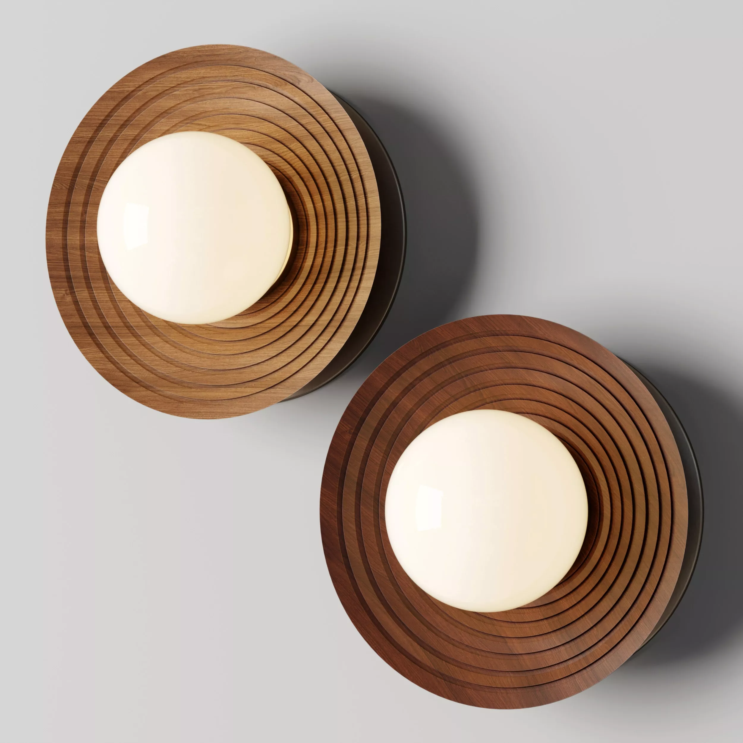 Allied Maker Concentric Mini Wall light corona Low-poly 3D model