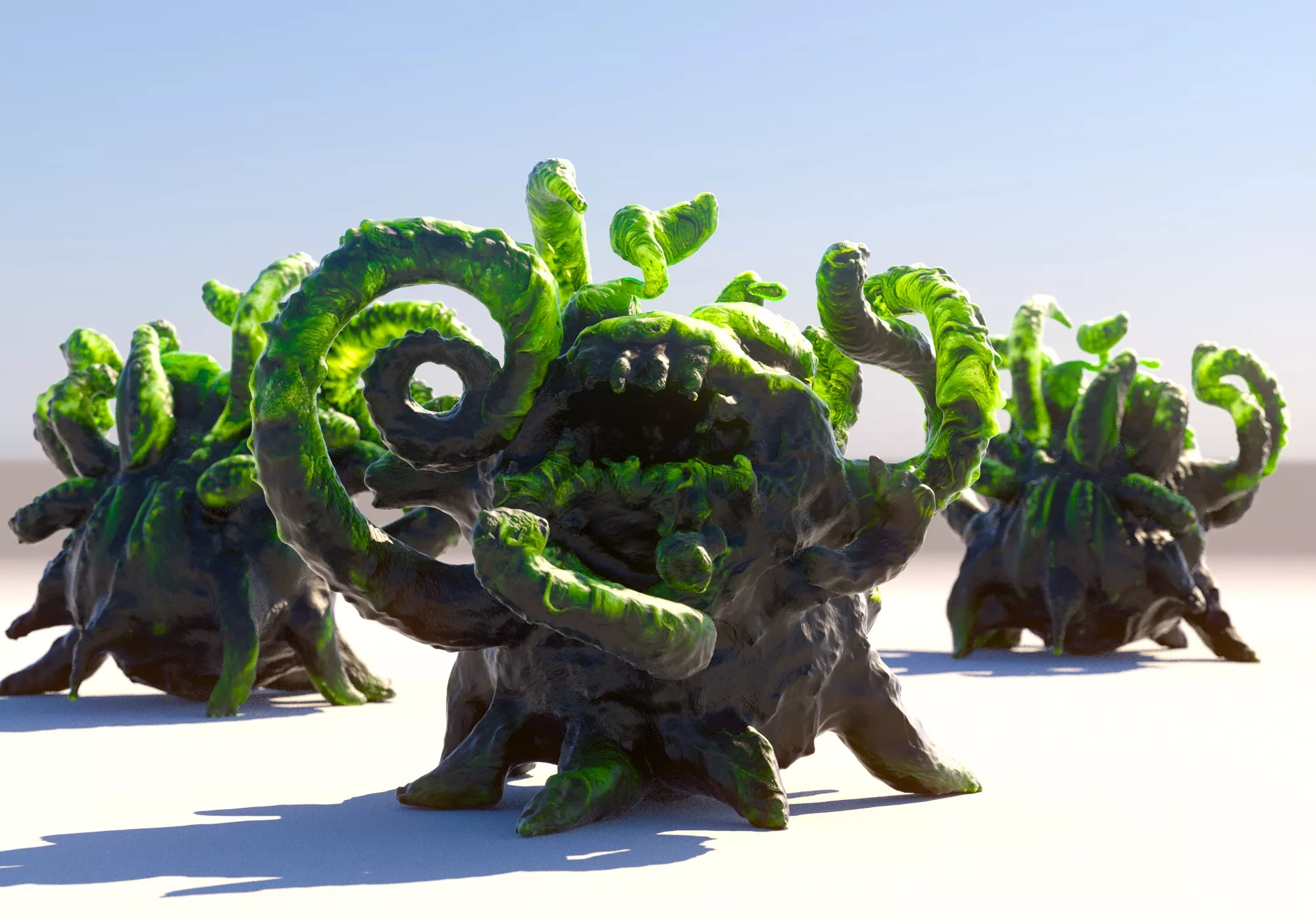 Mega Alien Fungus 2 Low-poly 3D model