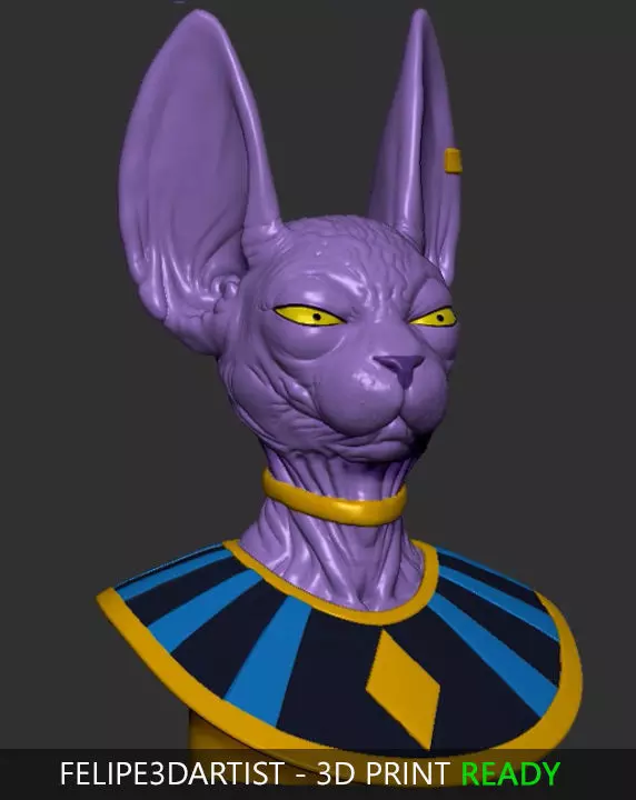 BILLS FROM DRAGON BALL SUPER Free 3D print model