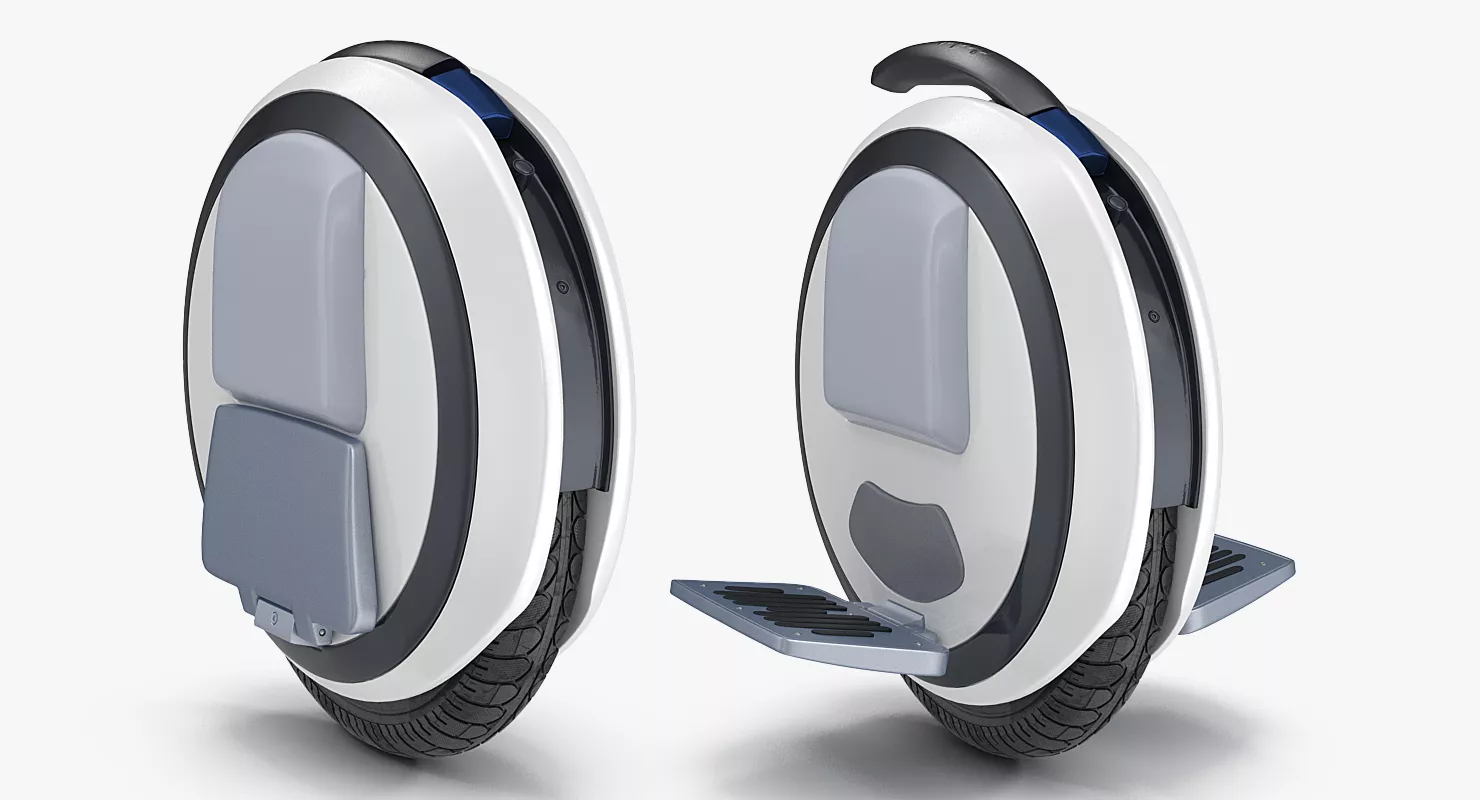 Segway Self Balancing Unicycle Ninebot One 3D model