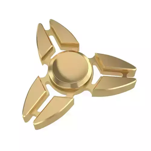FIDGET SPINNER TRI-BLADE 3D model