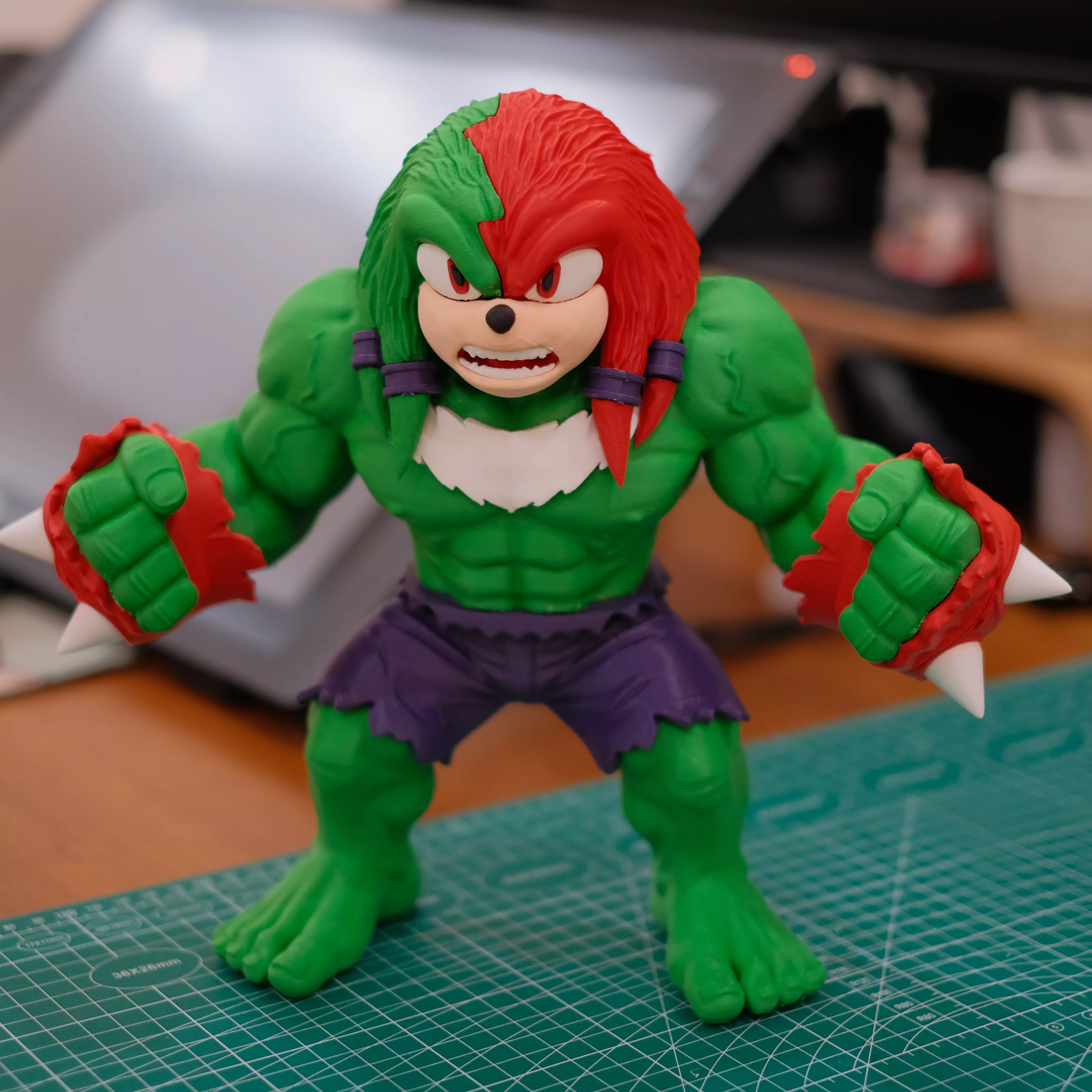 Knulk Knuckles x Hulk Multi Parts No AMS 3MF 3D print model