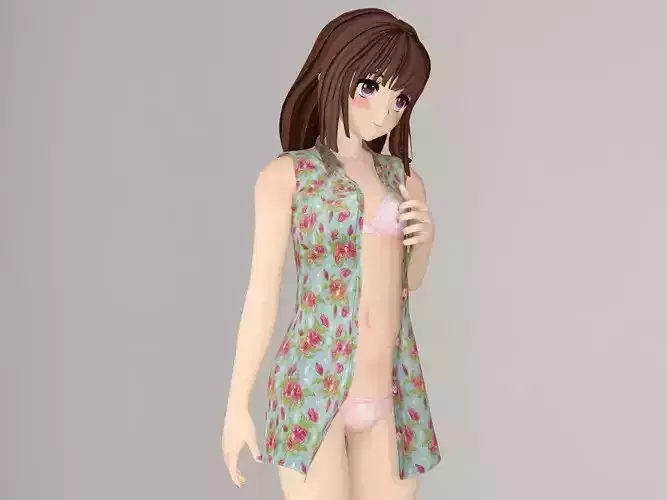 Nanako anime girl pose 2
