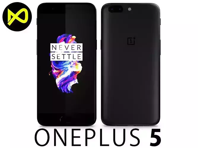 OnePlus 5 Midnight Black 3D model
