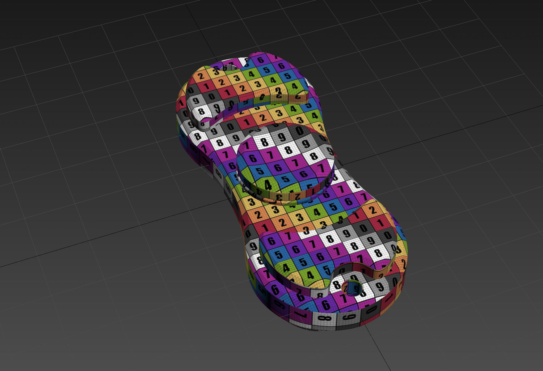 FIDGET SPINNER DUAL BLADE 3D model_4