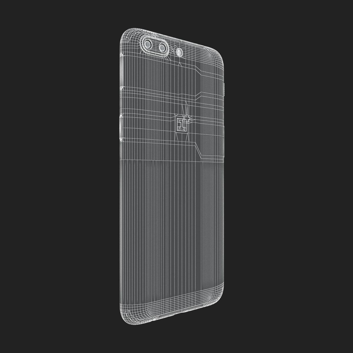 OnePlus 5 Slate Gray 3D model_25