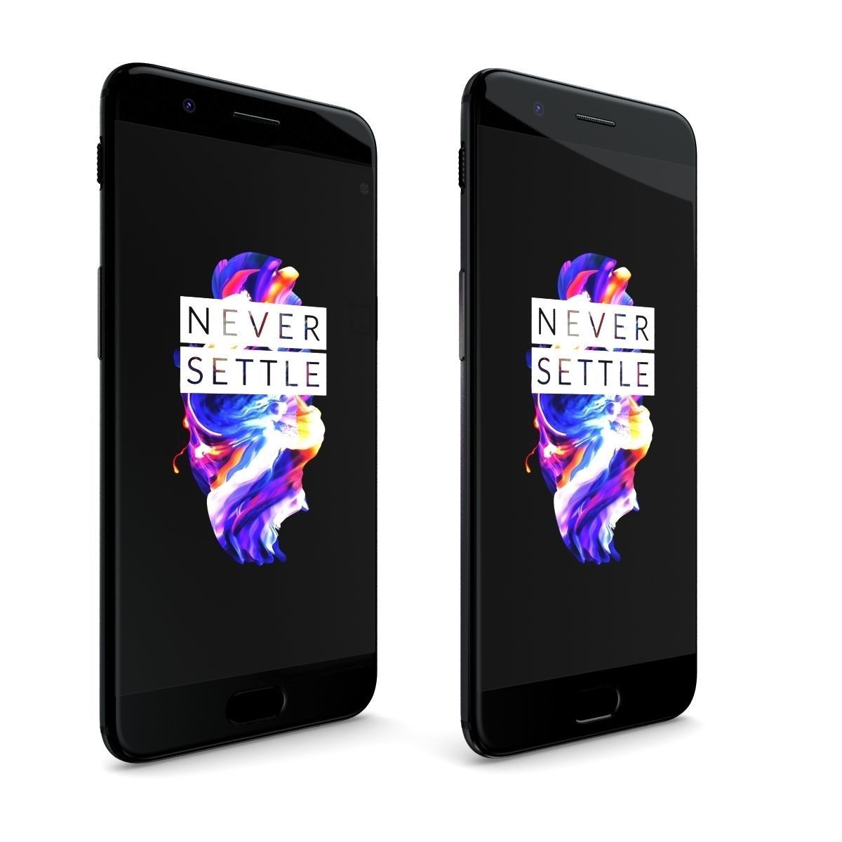 OnePlus 5 Slate Gray 3D model_4