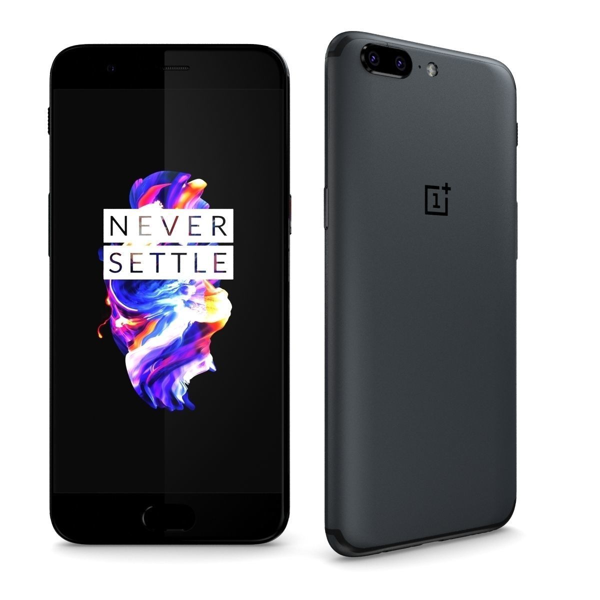 OnePlus 5 Slate Gray 3D model_5