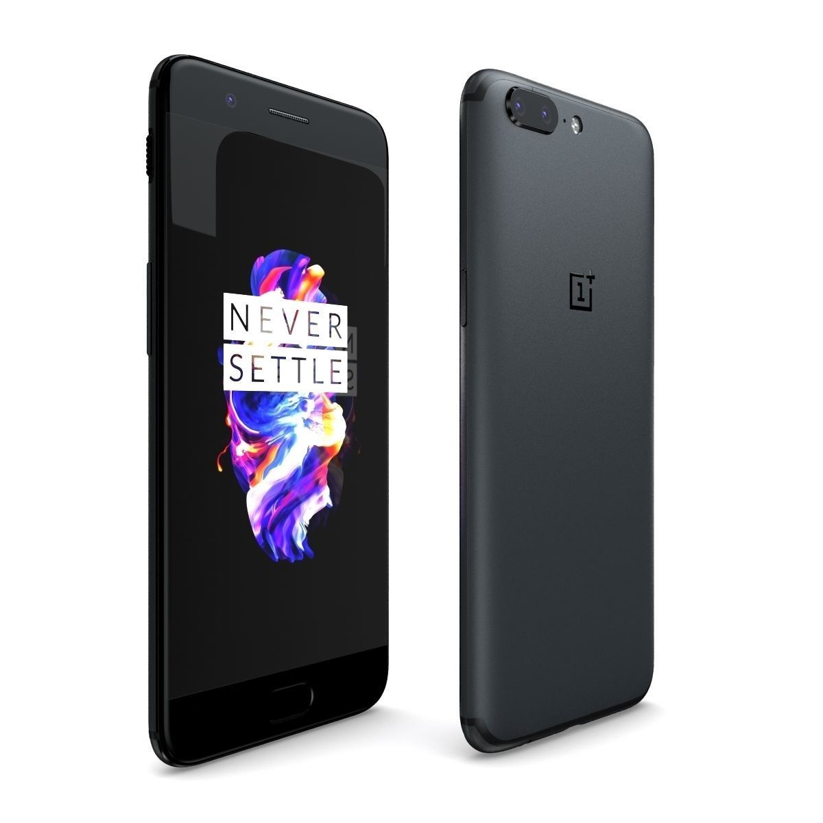 OnePlus 5 Slate Gray 3D model_10