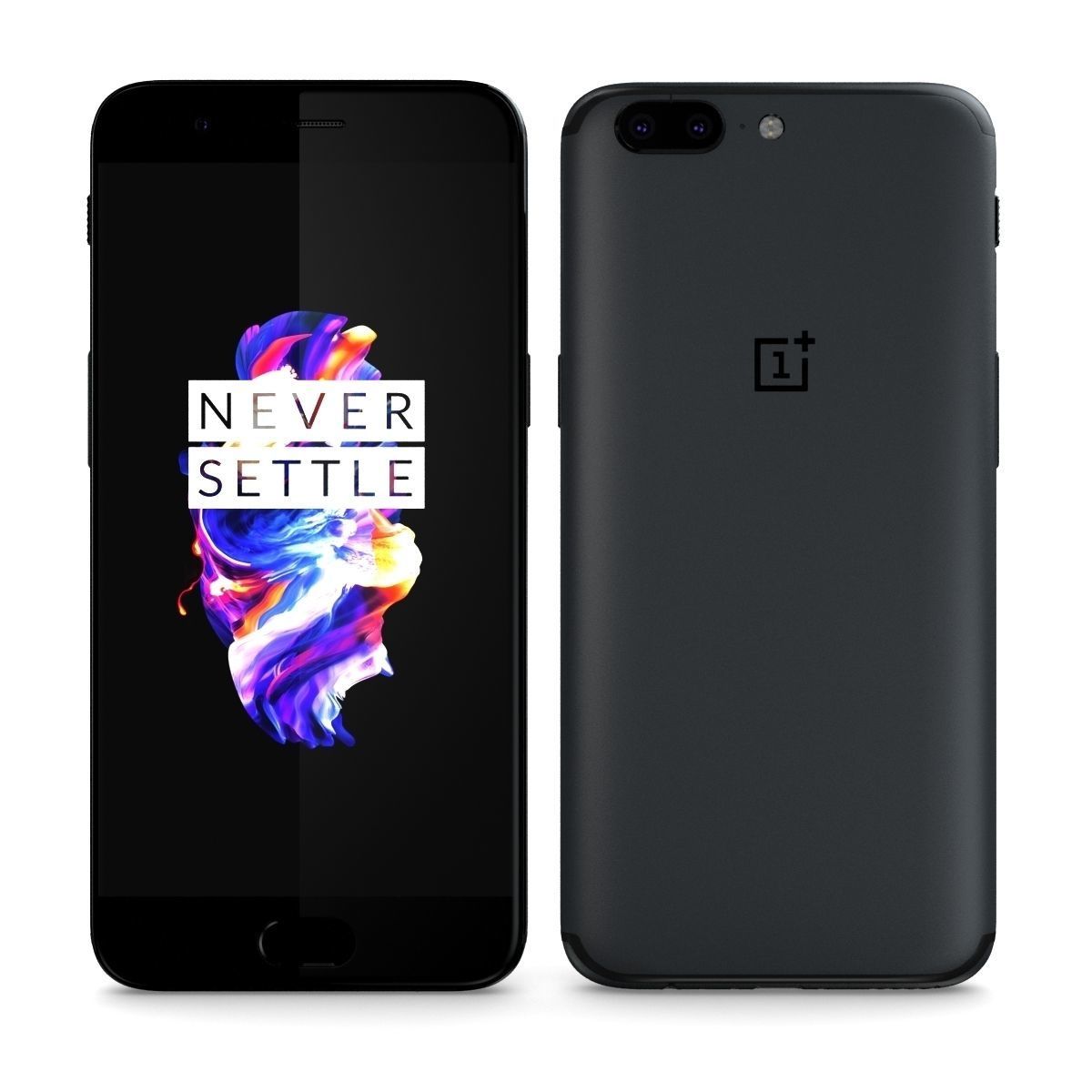 OnePlus 5 Slate Gray 3D model_2